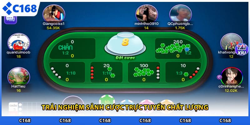 Trải nghiệm sảnh cược trực tuyến chất lượng